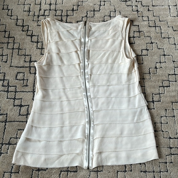 Tory Burch Silk Ruffle Shirt Size 12 - Picture 3 of 7